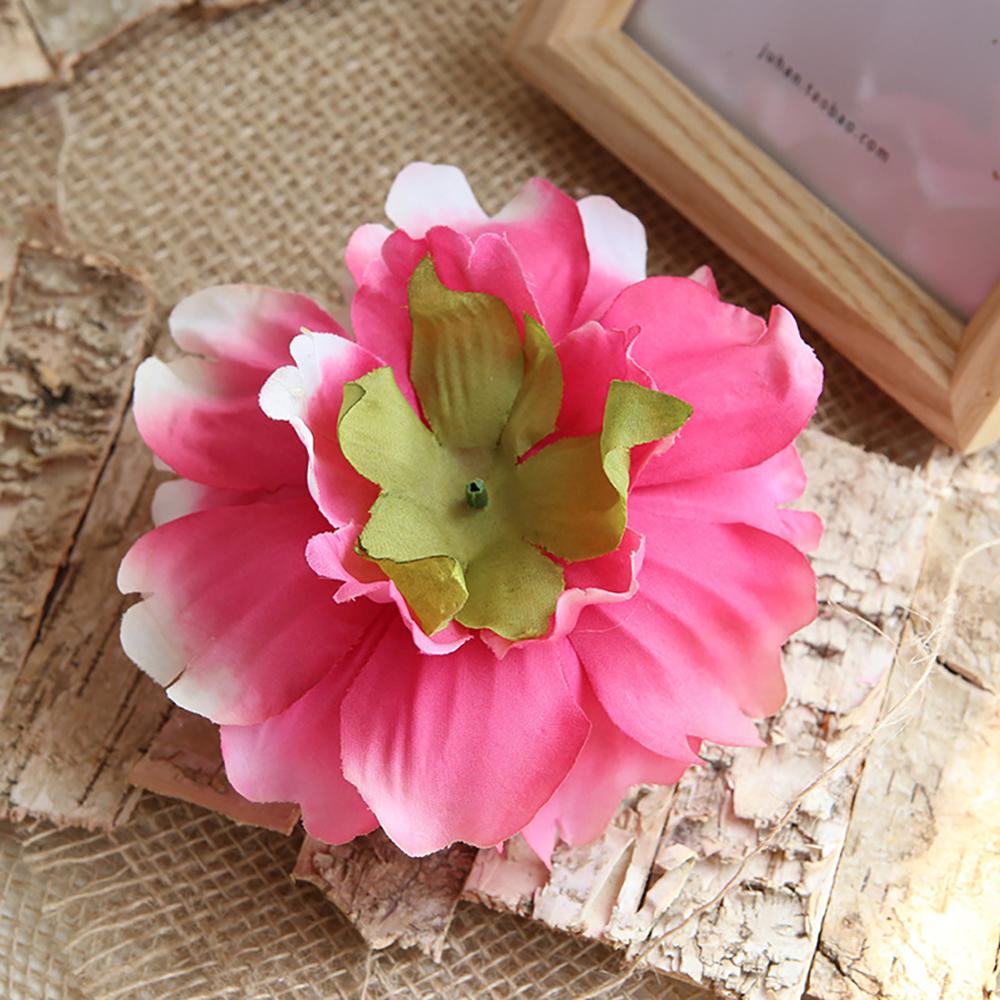 1PCS Peony Flower Heads Decorative Scrapbooking Artificial Flower For Home Wedding Birthday Party Decoration Supplies