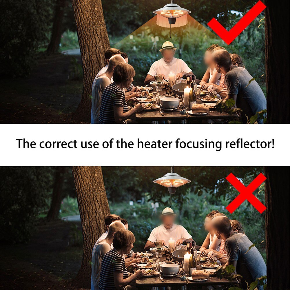 Patio Heater Reflector Shield Silver For Patio Propane And Natural Gas Aluminum Outdoor Patio Heater Reflector Shield Blocks