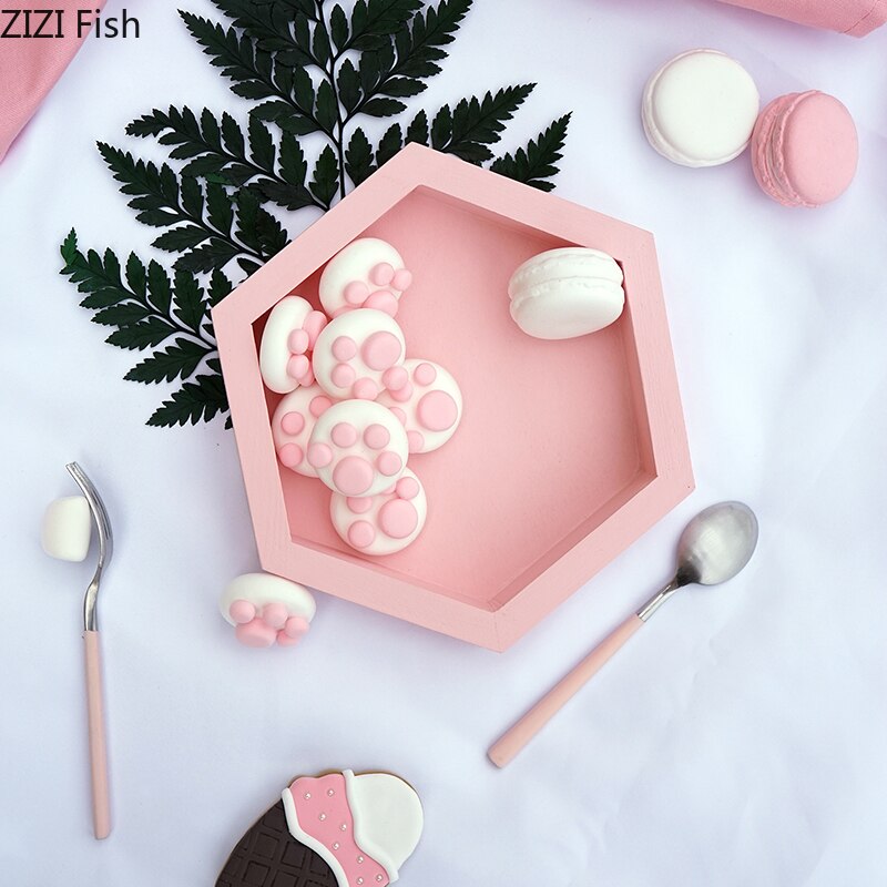 Nachtisch Platte Handgemachte Cupcake Tablett Kuchen Werkzeuge 20 cm Parfüm/machen-hoch/schmuck Lagerung Platte Süße Tabelle Kuchen knallt decoratig