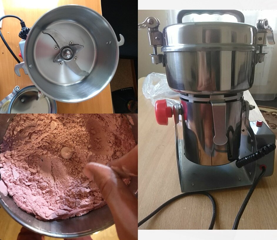 Broyeur, 110V/220V, 800g, pour Grains, épices, herbes, céréales, café, aliments secs, appareil broyeur, farine et poudre, médicaments