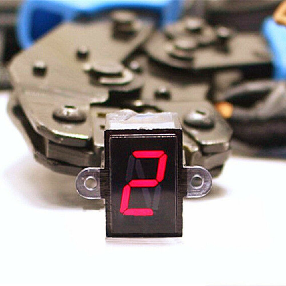 Digital off-road Motorcycle motocross light Neutral Gear Indicator display Moto Gear Indicator Super 6 Speed display Universal
