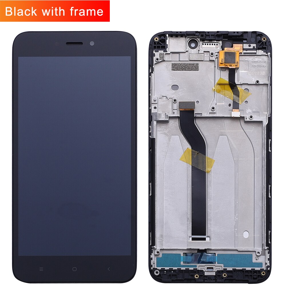 Pantalla Original de 5,0 pulgadas para Xiaomi Redmi 5A, Digitalizador de pantalla táctil LCD con marco de repuesto, 5 A