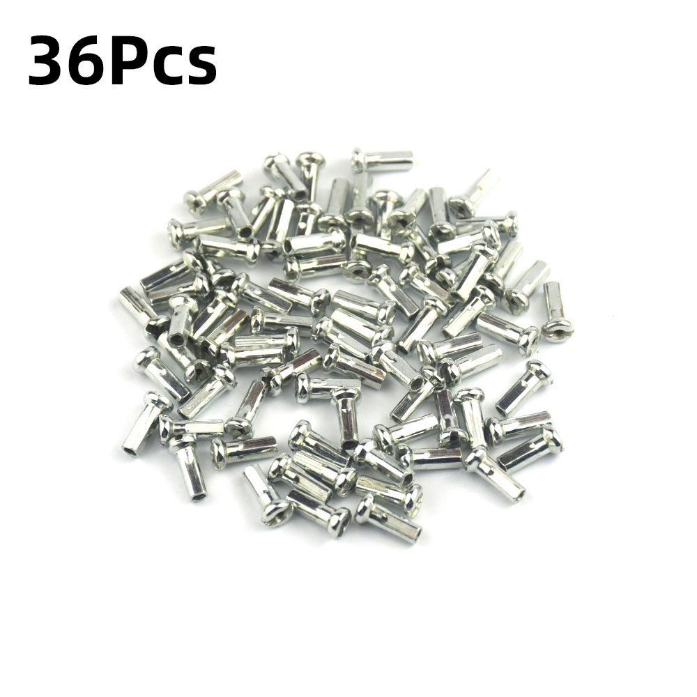 Tapa para radios de bicicleta de 14G, 36/72 Uds., tapa para pezones de rueda de ciclismo para radios de 2mm y 14mm, tetina para radios de rueda colorida: Gris claro