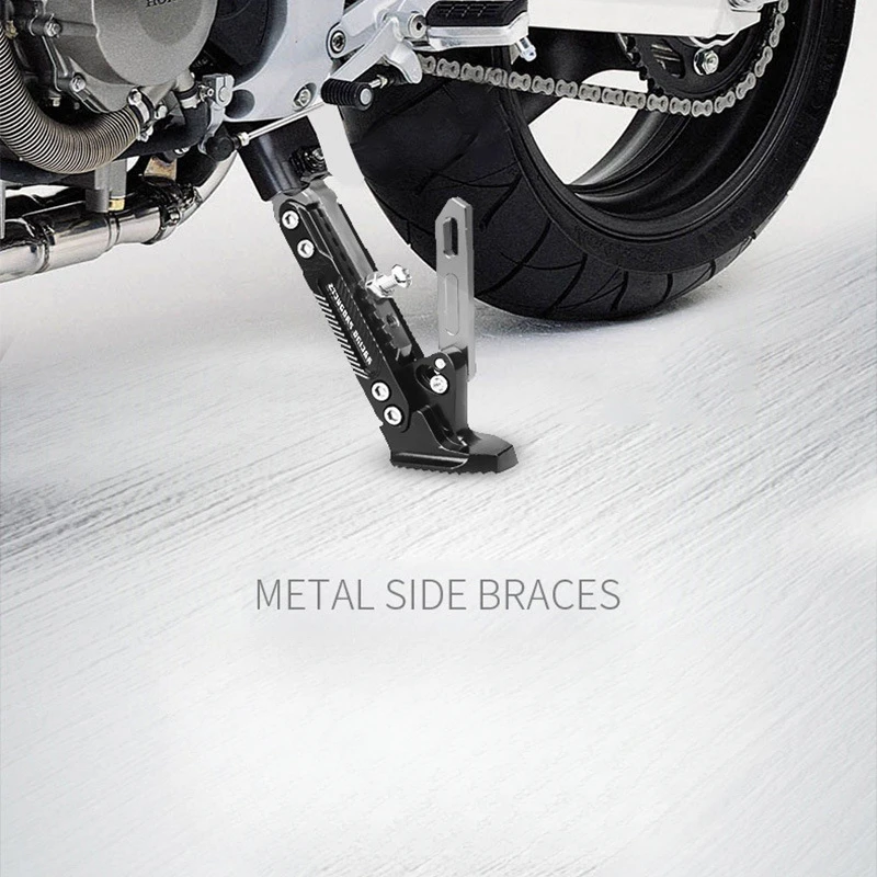 Nuovo cavalletto per moto, staffa per cavalletto da parcheggio, supporto laterale per piede, supporto per stampella, accessori per moto da cross, universale