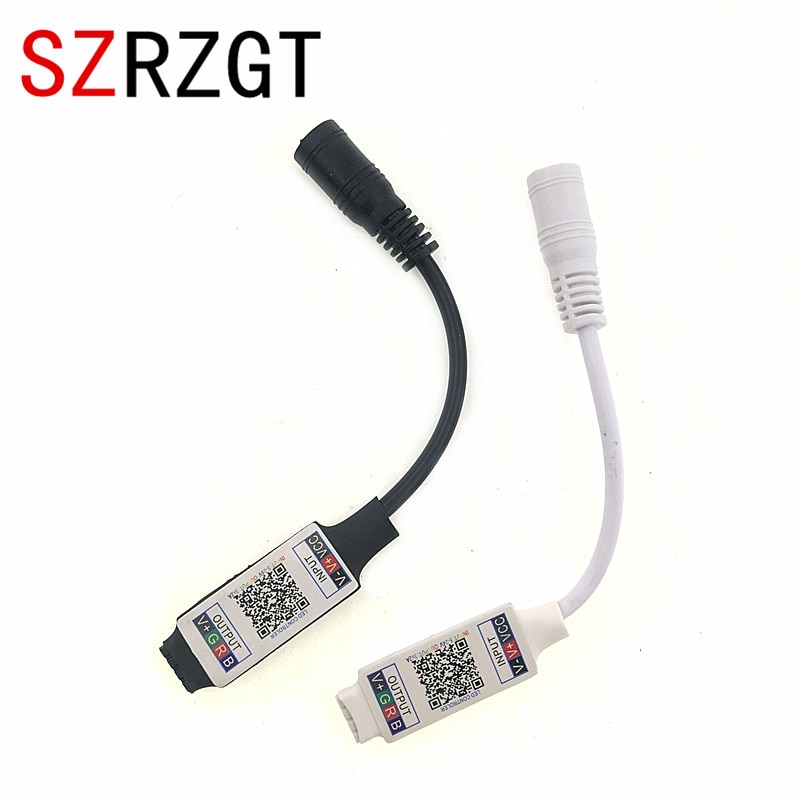 5Pin DC12-24V Mini Bluetooth LED Controller For RGBWW RGBW Strip – Phone APP, Wireless, 192W