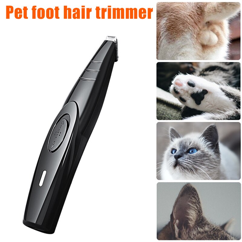Hondentondeuse, usb-oplaadbaar, draadloos, elektrisch, tondeuse voor honden en katten, haar rond het gezicht, poten, ksi 999: Default Title
