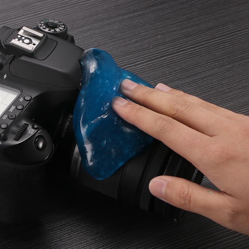 Nettoyant anti-poussière pour clavier | Multifonction, doux, sûr pour voiture, nettoyant colle, gomme, Gel nettoyant pour intérieur automobile, nettoyant pour poussière de clavier, éponge en microfibre