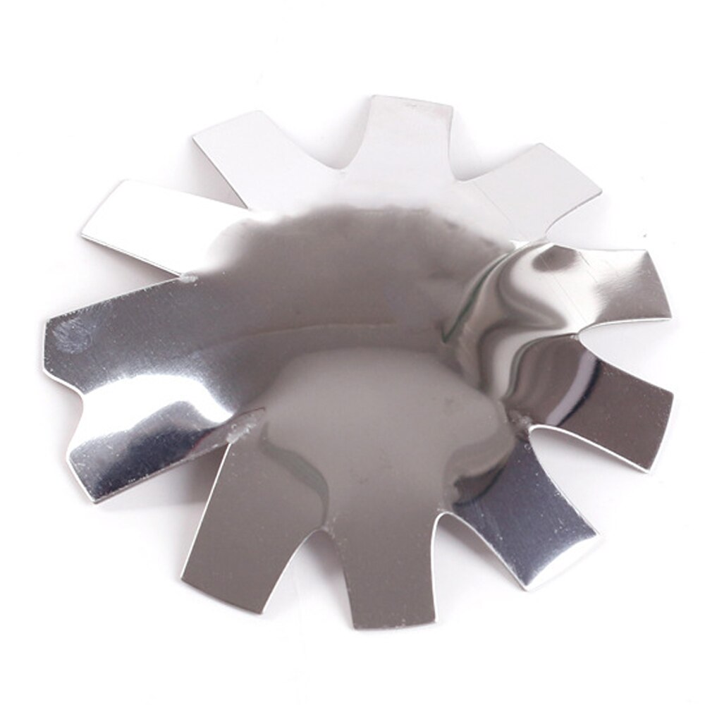 9 Shapes/pc French Style Nail Stainless Steel Plates Model Polishing Manicure DIY Tools Salon Crystal Nail Template C10: 17