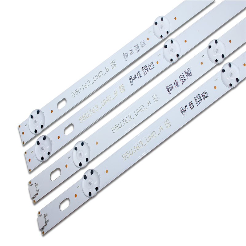 10 unids/set tira de LED para iluminación trasera para LG 55UJ6300 55UJ6307 55UJ635V 55UJ634V 55UJ630V 55LJ5500 55UJ635 55UJ63_UHD 55LJ55_FHD B