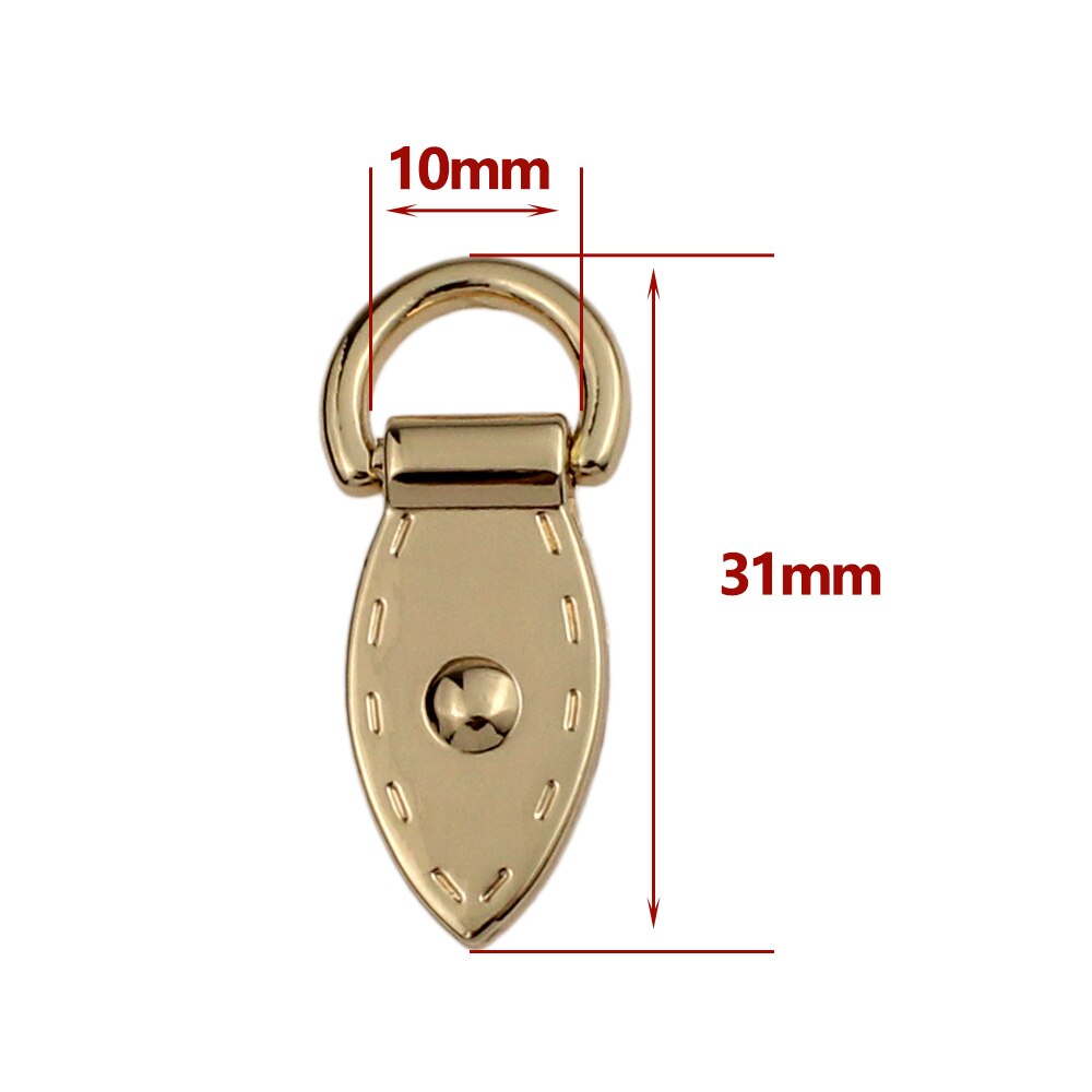 2 stücke Metall Blatt bilden Tasche Anker D-Ring Tasche Stecker Anker Schnallen Mit Schrauben Aufhänger haken Taschen Gürtel Gurt Leder Handwerk