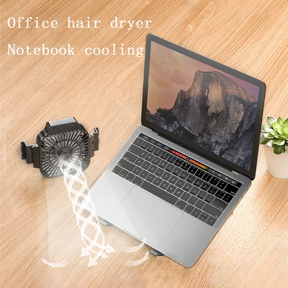 Portable Laptop Stand With Cooling Fan Foldable Stand Adjustable Aluminum Alloy Notebook Holder For MacBook