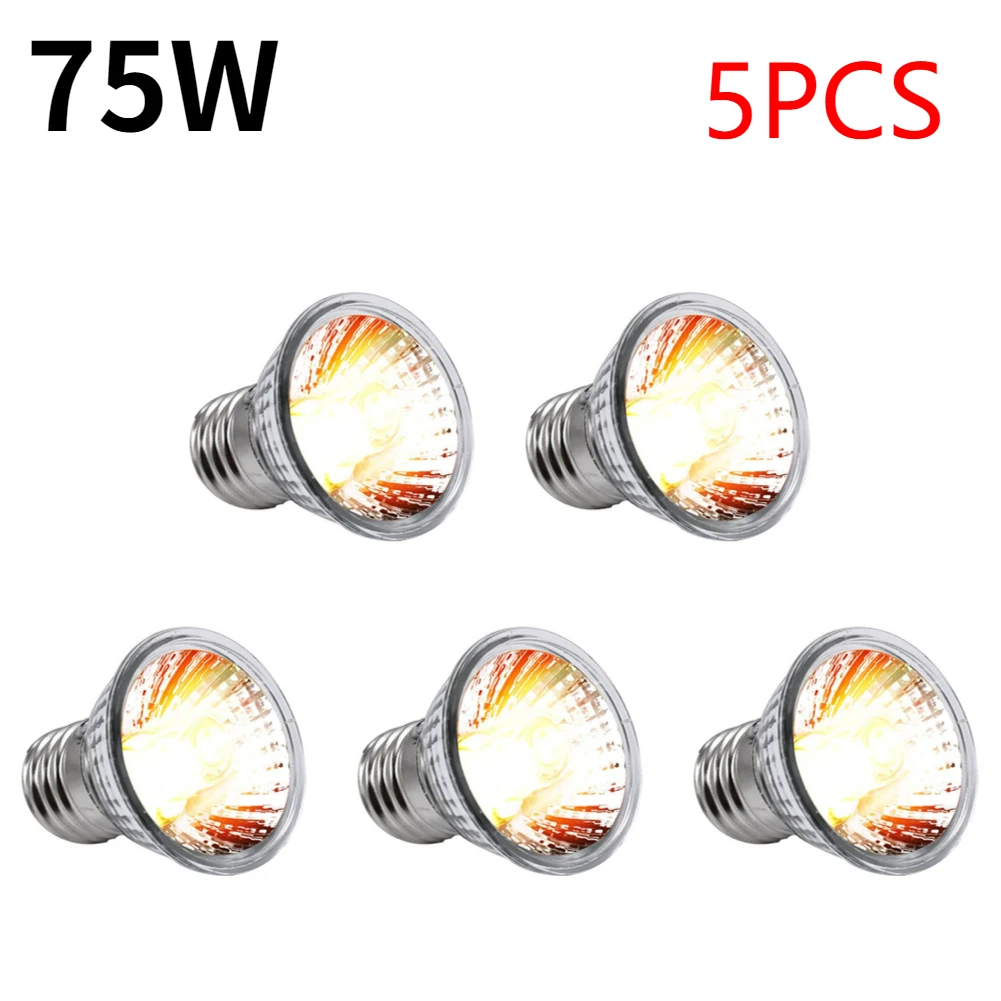 25/50/75W UVA+UVB Reptile Lamp Bulb Turtle Basking UV Light Bulbs Heating Lamp Full Spectrum Sunlamp for Amphibians Lizards: army green