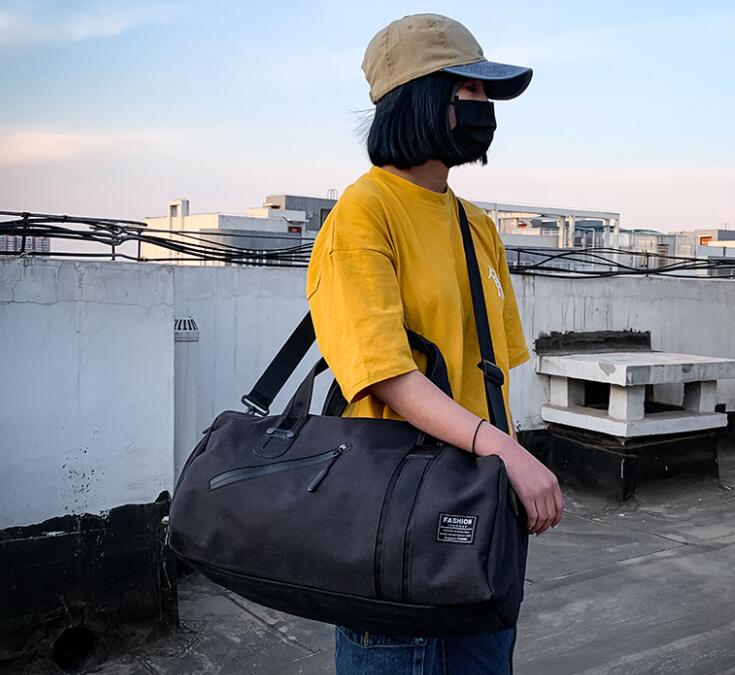 Oxford Doek Mannen En Vrouwen Reistas: Black
