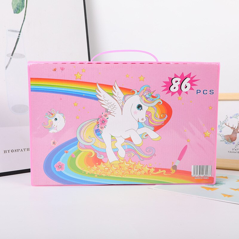 86 set drawing drawing color pencil crayon crayon watercolor glue with children children set