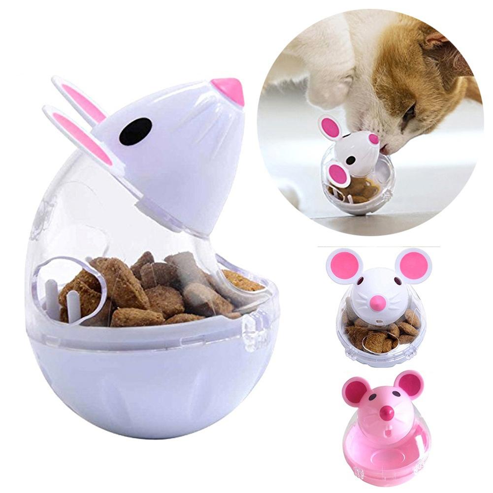 Pet Cat Kitten Muis Vorm Treat Holder Voedsel Opslag Dispenser Chew Play Speelgoed Voor Huisdier Producten Kat Accessoires
