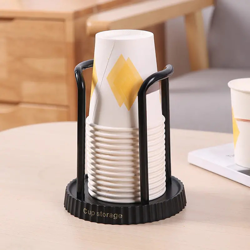 Plastic Beker Opslag Houder Ponsvrij Water Thee Kopjes Dispenser Rack Koffiemok Display Stand Plank Thuis Desktop Organizer Decor
