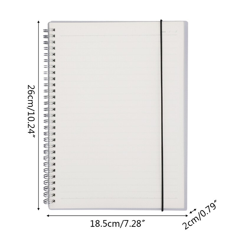 A5 Journal Diary Book English/Horizontal Line/Grid Notebook Daily Weekly Planner Note Pads Time Management Planner School Suppli