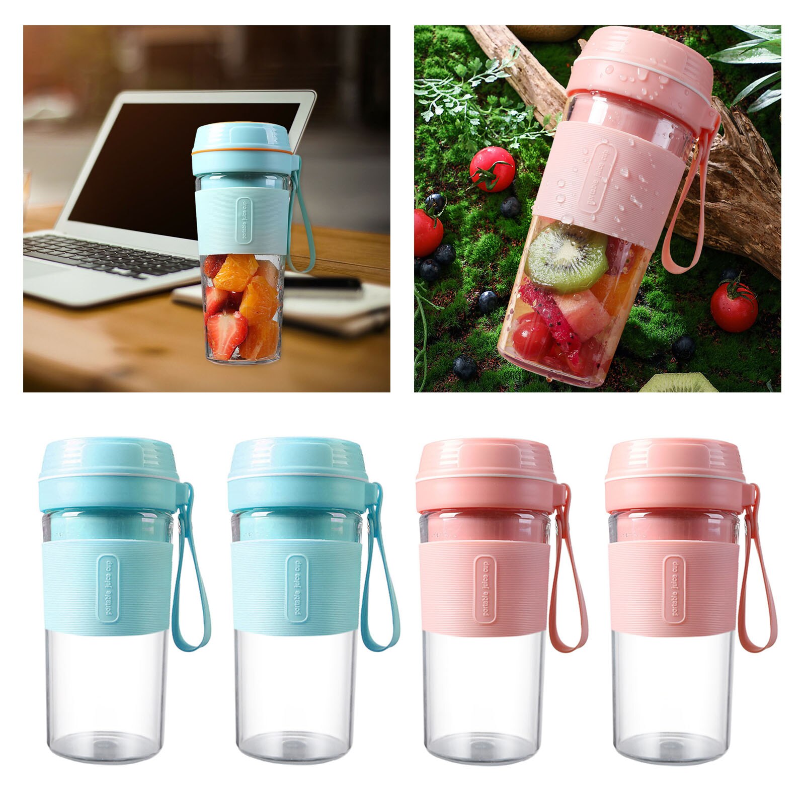 270ML Mini Portable Blender Household Portables Smoothie Blenders Fruit Mixer Juicer Home Appliances