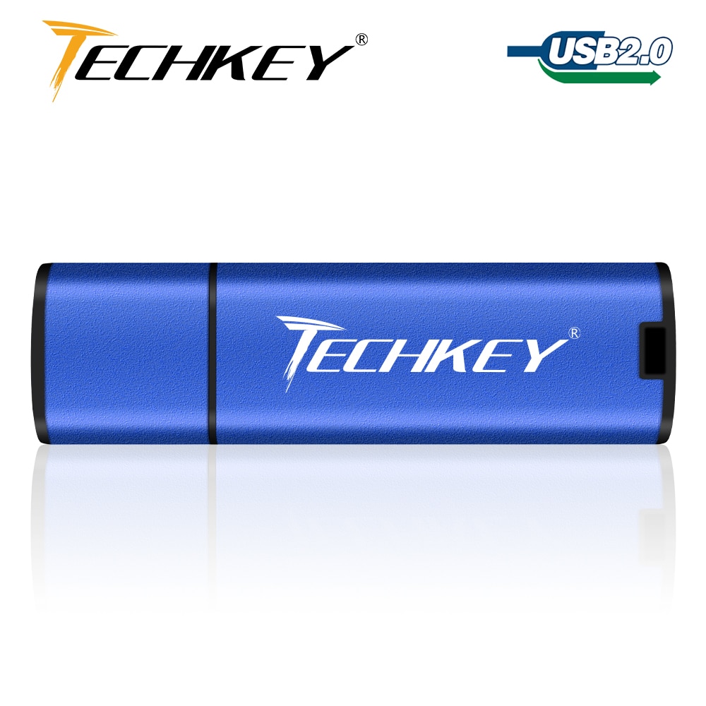 Techkey-unidad flash usb, dispositivo de almacenamiento de alta velocidad, 32gb, 64gb, 16gb, 8gb, 4gb