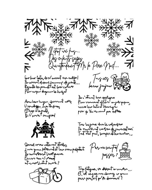 Fransk genomskinlig stämpel för scrapbooking transparent silikongummi gör-det-själv fotoalbumdekor  f131: Mörk khaki