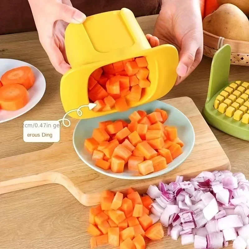 Groentenhakker Uienhakker Handvat Voedselrooster Voedselhakker Keuken Groentesnijder Dicer Gesneden Aardappelversnipperaar