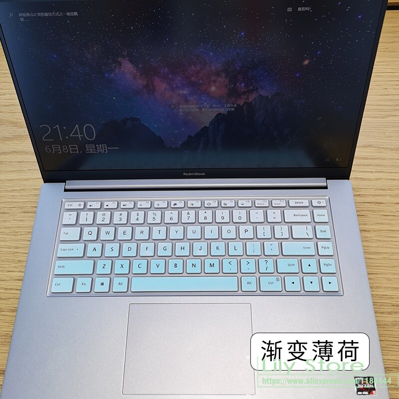 Silicone Keyboard cover Protector skin Laptop For Xiaomi Mi Notebook Pro 15 for RedmiBook Pro 15 Redmibook 16 16.1