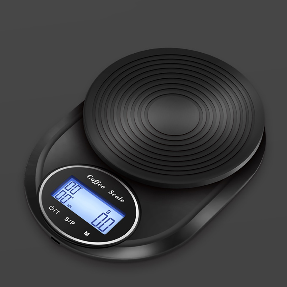 Kaffevekt vektverktøy multifunksjonell matvekt elektronisk digital vekt 2kg/3kg 0.1g kjøkkenvekt lcd digital med timer