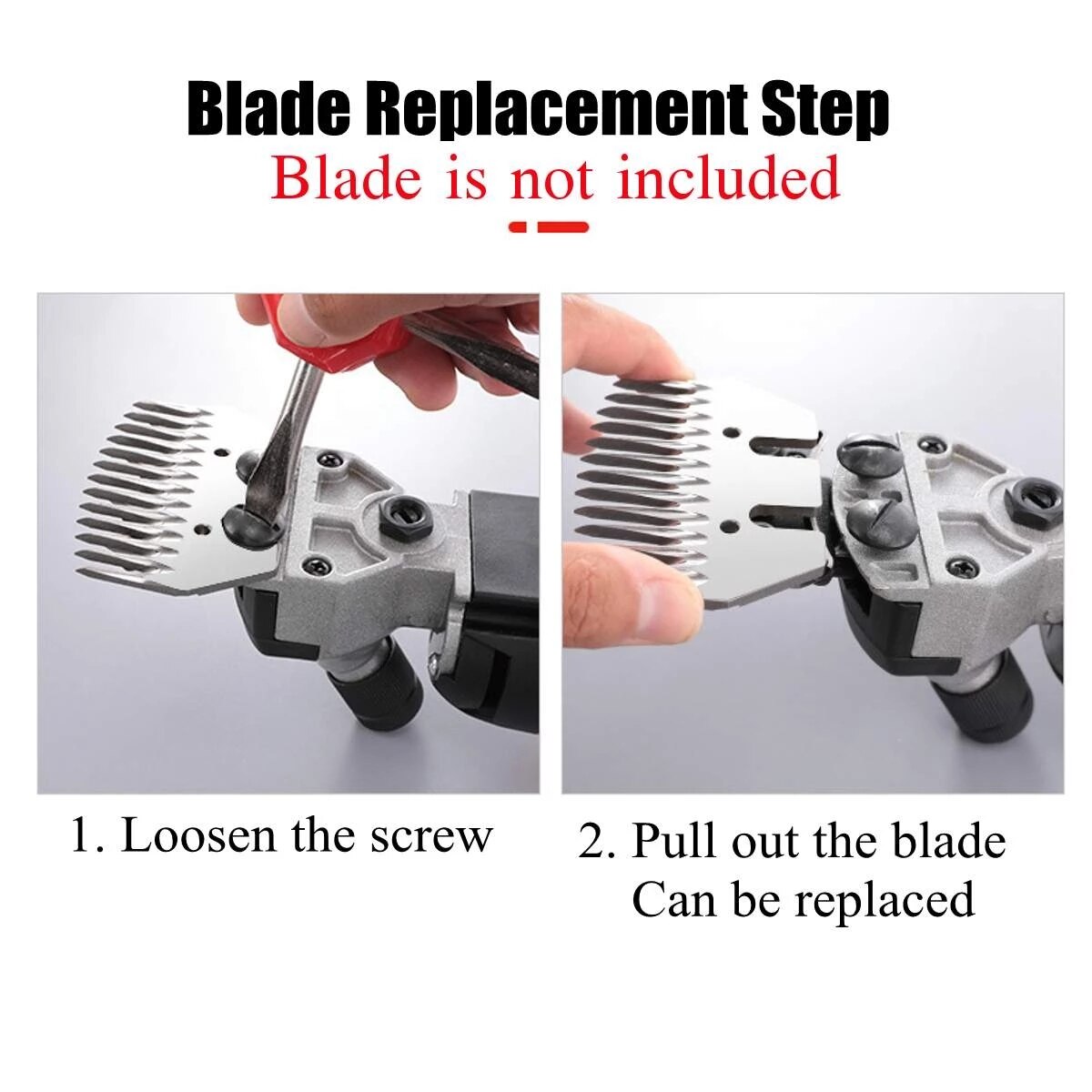 13 Teeth 6 Gears 1000W Electric Sheep Shearing Cutter Scissor Goat Wool Shaving Adjustment Push Trimmer Tool Cutter Machine