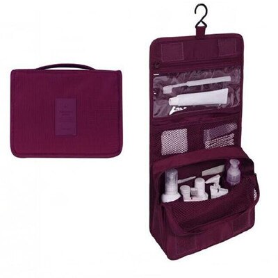 Frauen Reisen Kosmetik Tasche Tragbare Wasserdichte Lagerung fallen Weibliche Hängen Waschen Taschen Organizer Machen hoch Toilettenartikel Schönheit Bausatz Kasten: C05