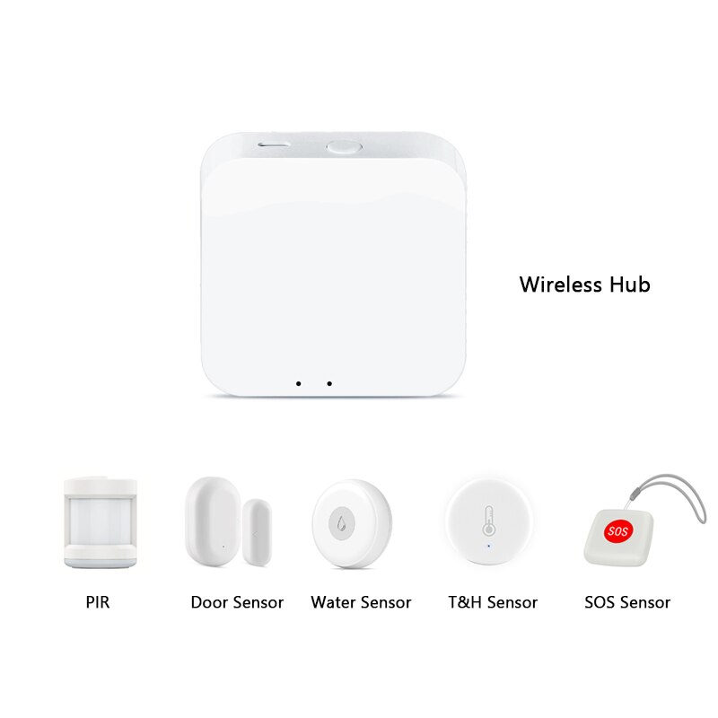 ZigBee 3.0 Gateway Smart Hub Wireless Wired Bridge App Voice Remote Control Work with Alexa Google Home Assistant Tuya
