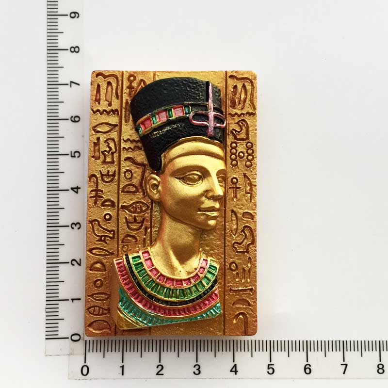 Egyptiske indretningsmagneter til kunsthåndværk 3d harpiks egypten turist køleskabsmagnet souvenir køkkentilbehør dekoration hjem: 16
