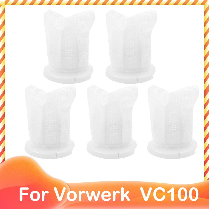 Para Vorwerk Kobold VC100 Aspirador de mano Filtro interior Hepa Accesorios de recambio Kit suave: Verde claro