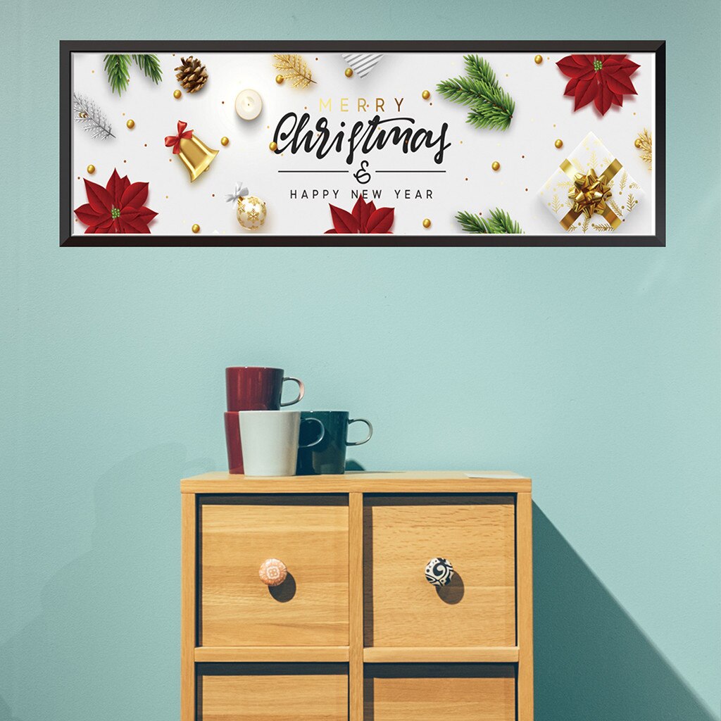 Christmas Wall Stcikers Year Window Decoration Santa Claus Home Deco Home Decor Stickers Cute Christmas Window Stickers: G