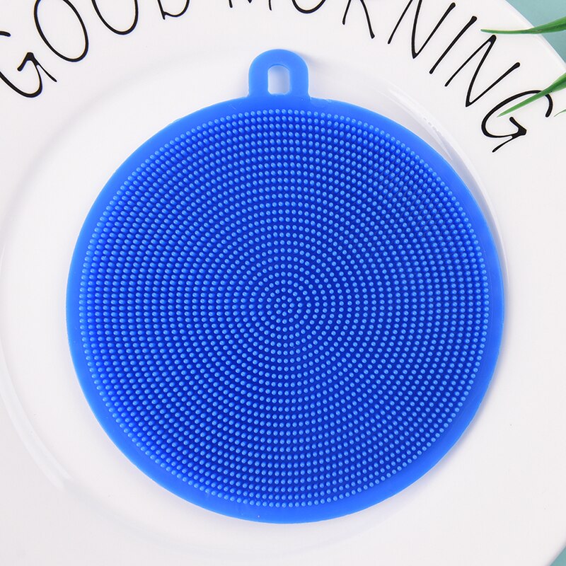 Zachte siliconen afwas kom pot pan schoonmaaksponzen schuursponsjes magische schoonmaakborstels kookgereedschap keukenaccessoires