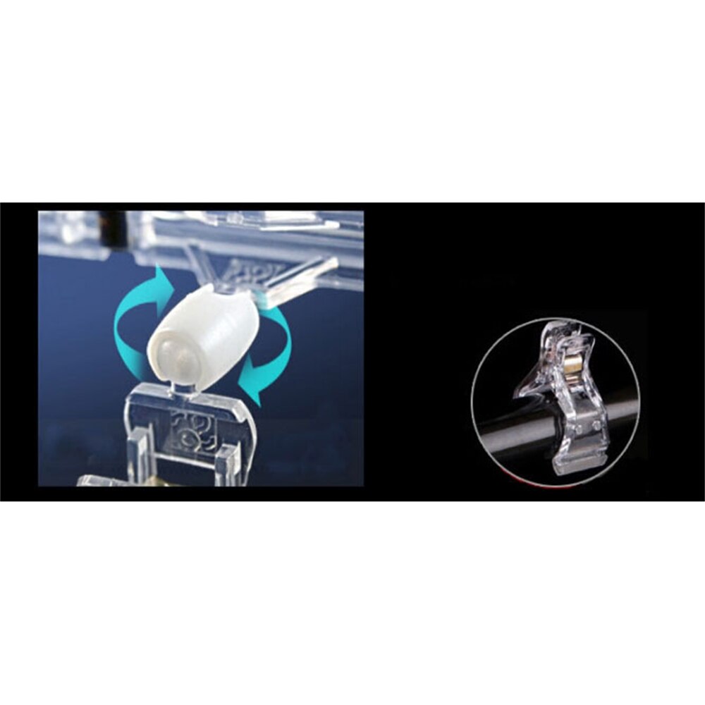 10 Pcs Economical Pop Sign Clip Holder Price Tag Label Card Frame Plastic Clear Display Racks Office Memo Card Name Tag Holder