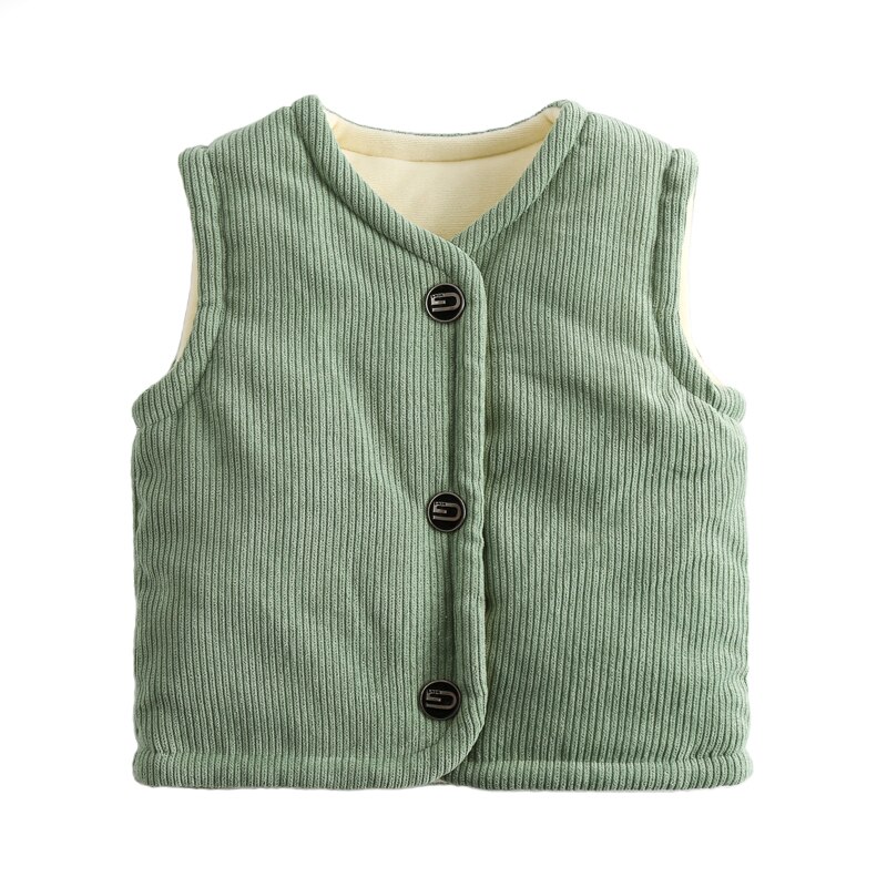 Kinderen Uitloper Winter Baby Vesten Corduroy Bodywarmer Vest Jongen Jassen Herfst Dikke Jas Meisje Jas Kinderen Jas Warm Vest