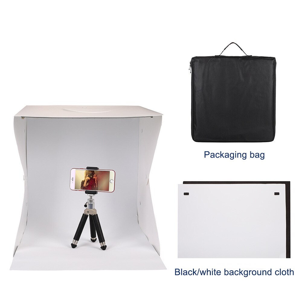 40*40cm Large Size Folding Lightbox Photography Photo Studio Softbox Photo Kit Background Photo Box For SLR Camera