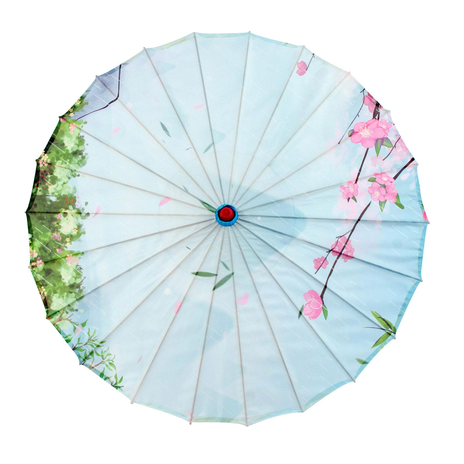 Parasol huilé fait à la main, parapluie de danse classique, art chinois et japonais, mariage, 32 po: Rose