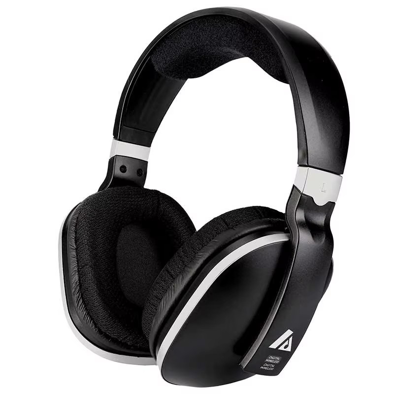 Artiste adh 300 draadloze tv-hoofdtelefoon 2.4 ghz digitale over-ear stereo headset voor  tv 100ft afstandszenders oplaadstation