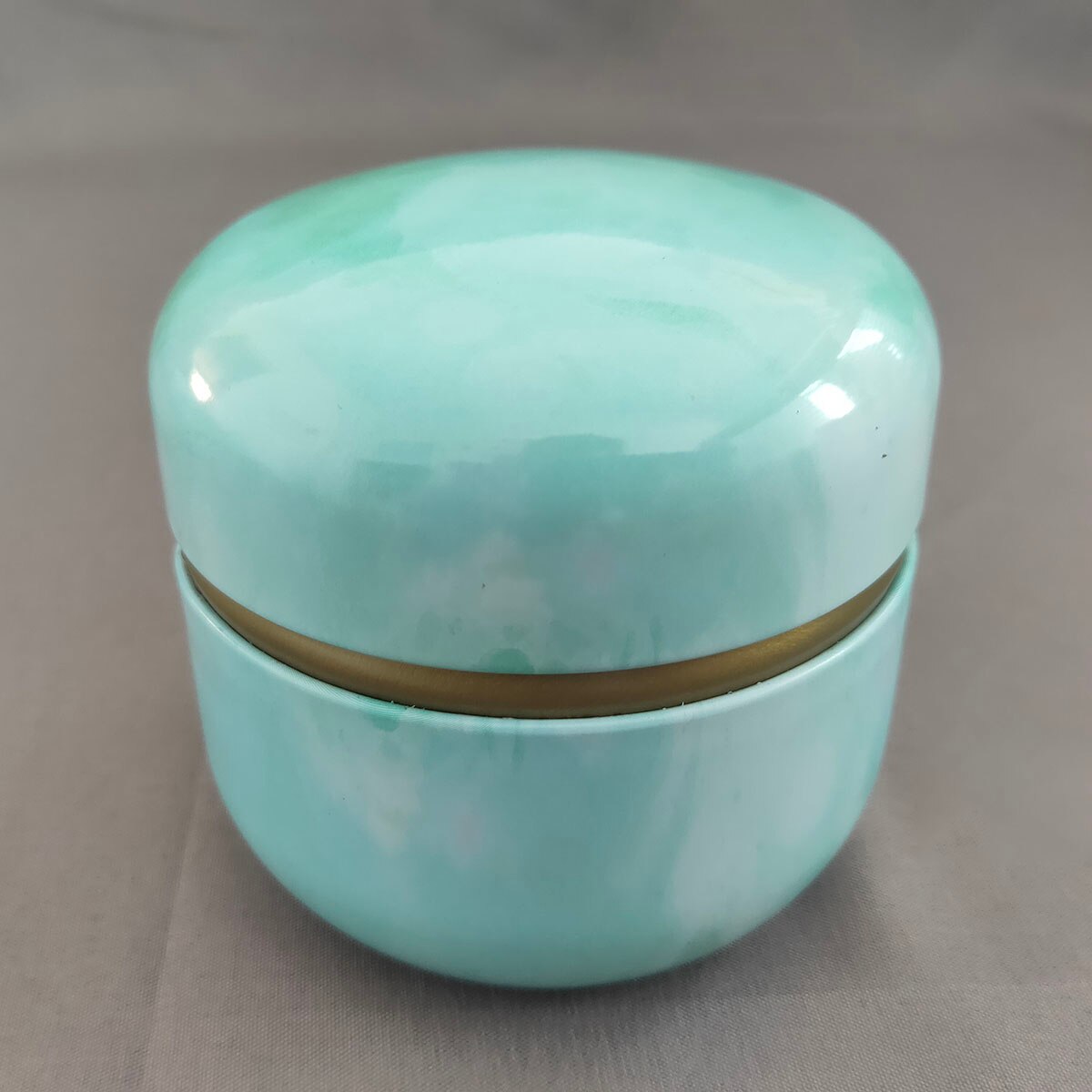 Mini Tea Storage Containers Tea Coffee Tins Flowers Pattern Food Storage Box for Herb Candy Chocolate Sugar Spices Candle: style 5