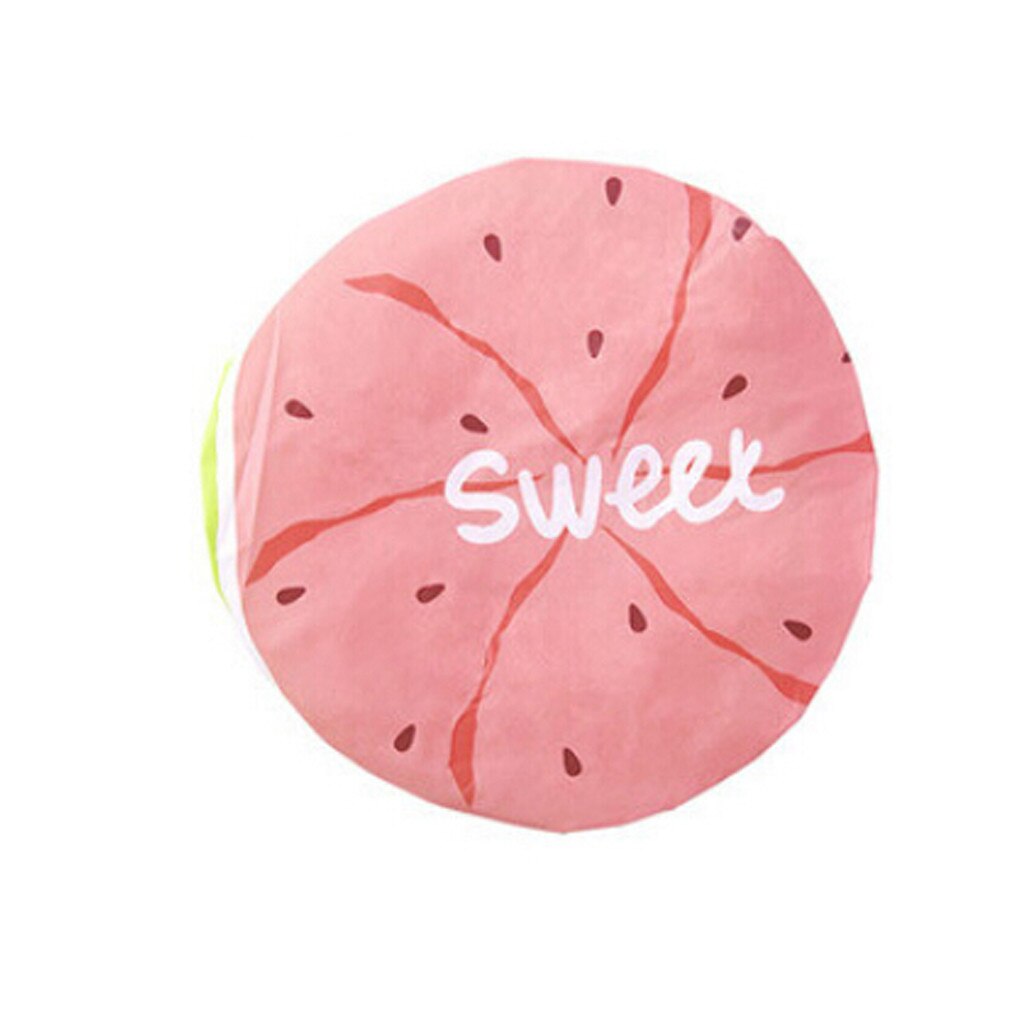 Cute Cartoon Fruit Pattern Waterproof Shower Cap Adult Shower Cap colorful Bathing Cap oilfproof fume cap and bath hood