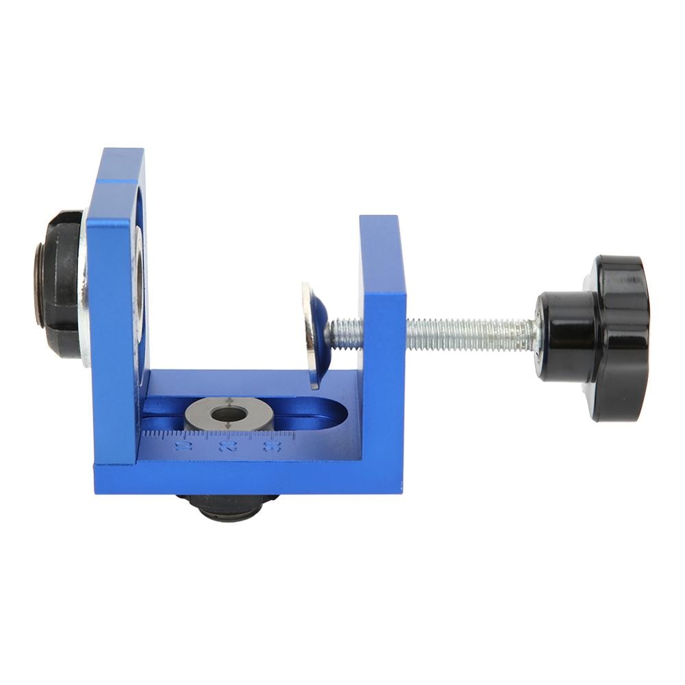 Trebearbeiding boring lokaliseringsveiledning tre dowel hole boring guide jig drill bit kit woodworking snekring stiller verktøy