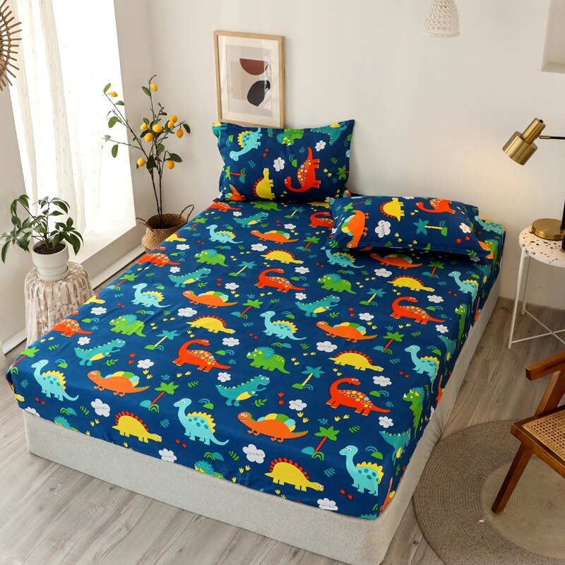52 Roze Liefde Meisje Cover Bed Jongen Matrashoes Ademend Bed Cover Volwassen Kind Matras Protector Zomer Slaapmat: 2CDT-63002-014 / 150x200cm only cover