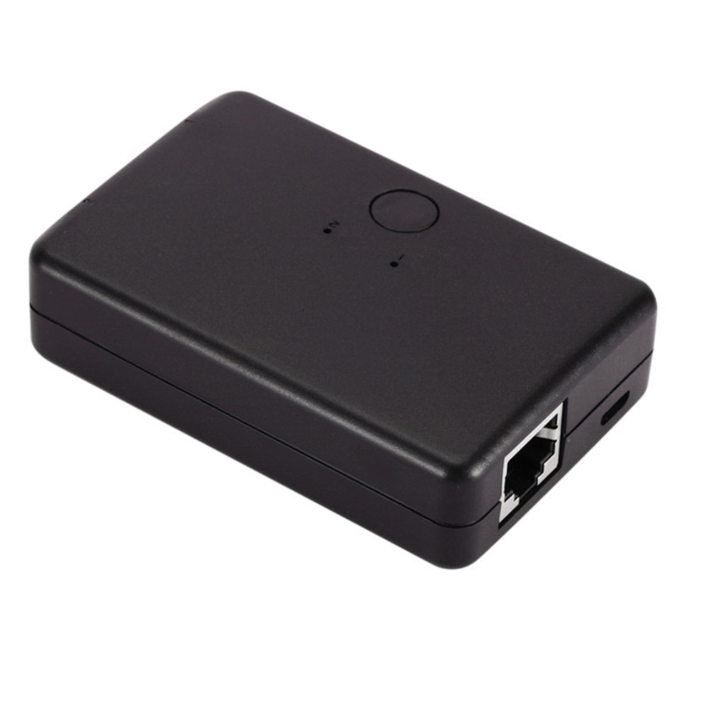 LAN CAT Selector Network Switch Hub 2 Ports Internal External Internet Portable Universal Splitter Stable Desktop Home Office