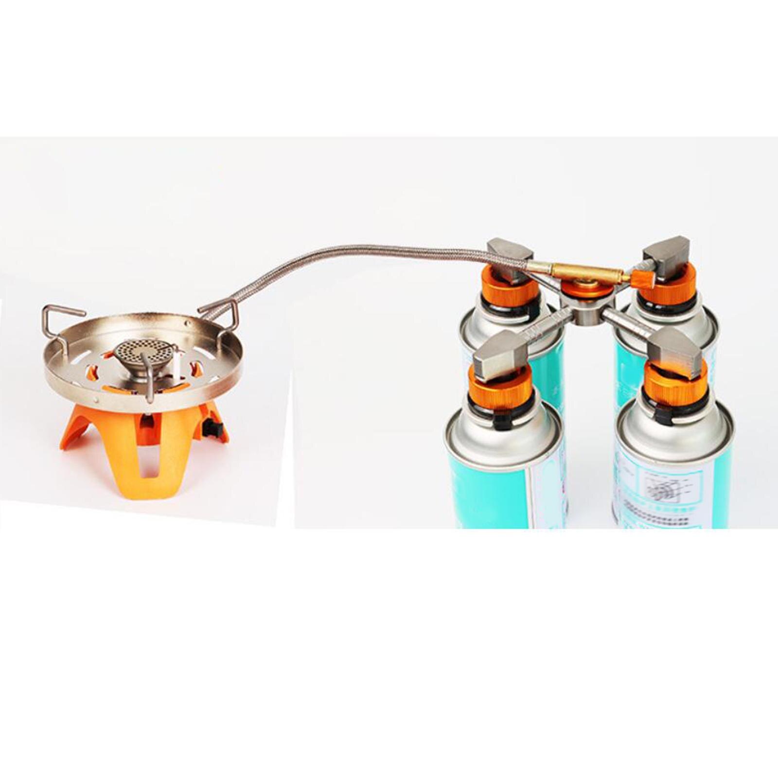 Lightweight Stove Adapter Burner Connector Gas Tank Converter for Camping Outdoor Stove Adapter Camping Stove Cylinder Tank