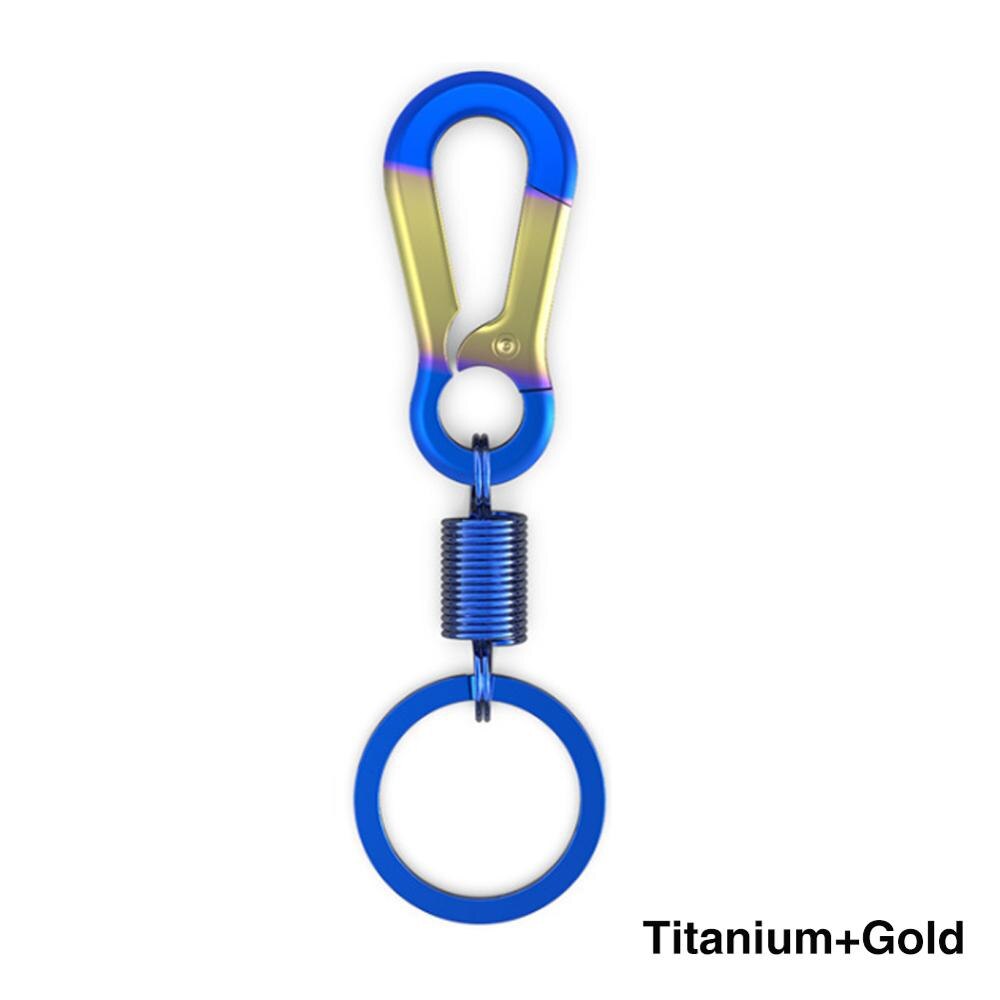 1pc auto sleutelhangers van titanium, prachtige auto sleutelhanger, sleutelhanger: Titaniumgoud