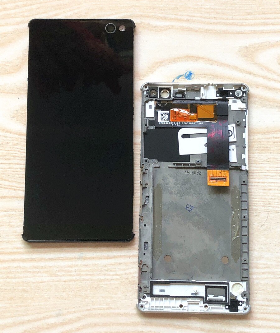 HTZF 6.0" Lcd Display For SONY Xperia C5 LCD Touch Screen Digitizer C5 Ultra Display Screen with frame E5506 E5533 E5563 E5553