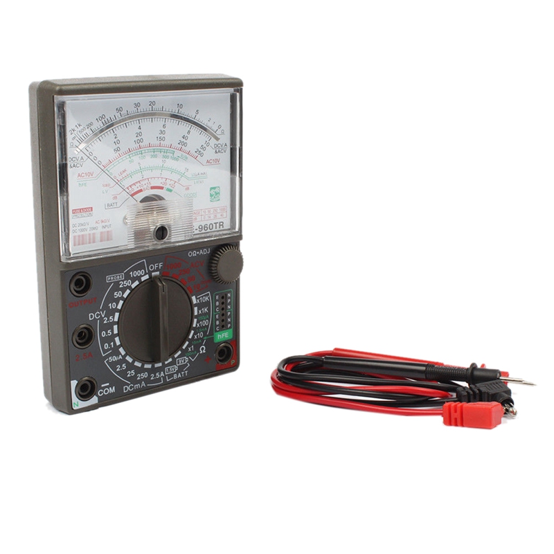 Analog Multimeter De-960Tr AC DC Volt Ohm Current Testing Electrical Multitester: Default Title