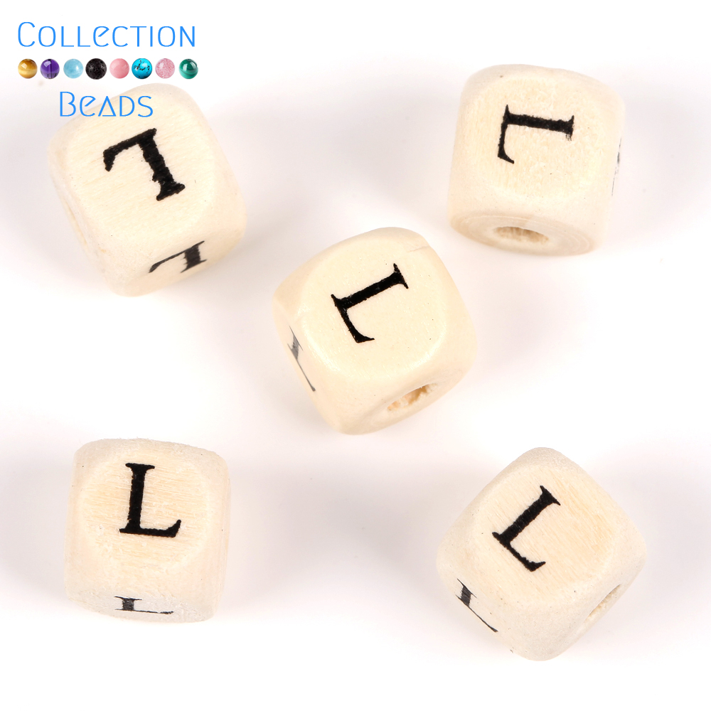 50-200 Uds. Cuentas de alfabeto con letras de madera mezcladas naturales, cuentas espaciadoras sueltas para pulsera DIY, fabricación de joyas, accesorios hechos a mano