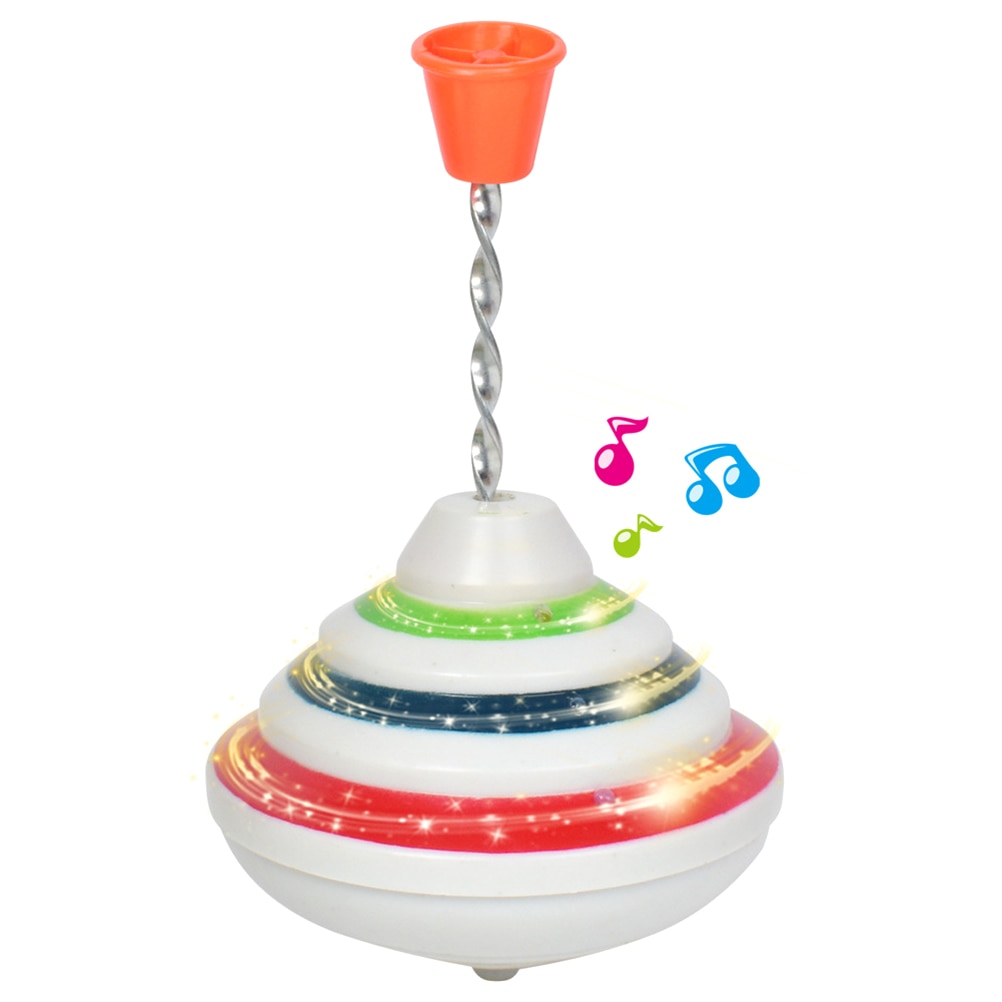 Push Down Tol Speelgoed Met LED En Muziek Peg-Top Hand Spinning Gyro Speelgoed Voor Kids jongen Klassieke Elektrische Speelgoed #20: Default Title